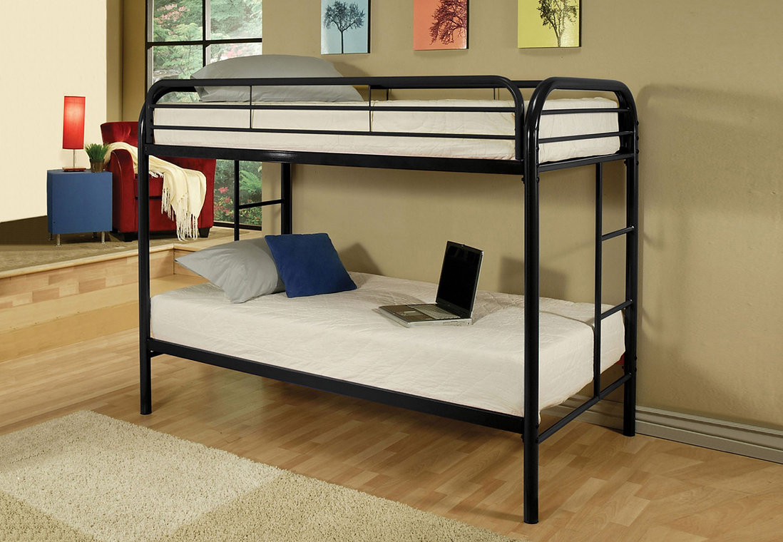 B-500 - METAL BUNK T/T - BLACK