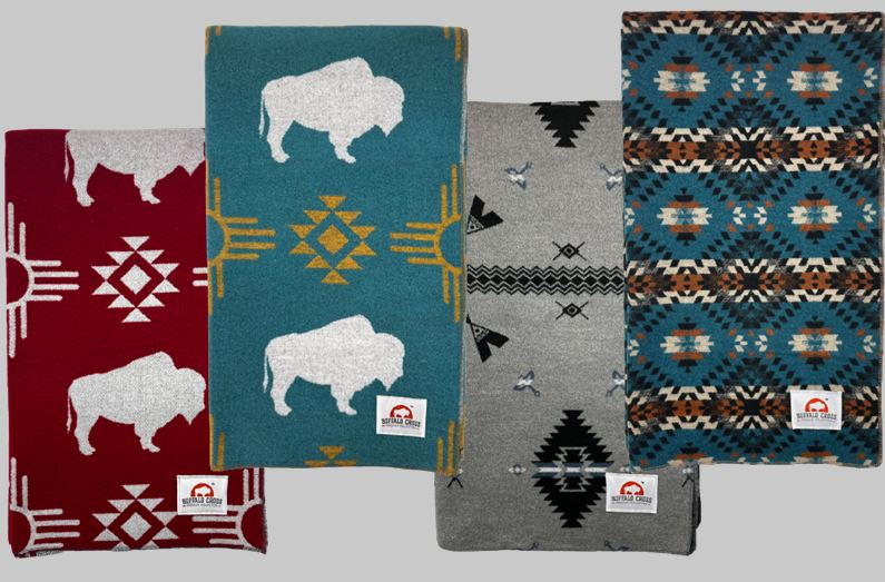 Buffalo Cross Blankets