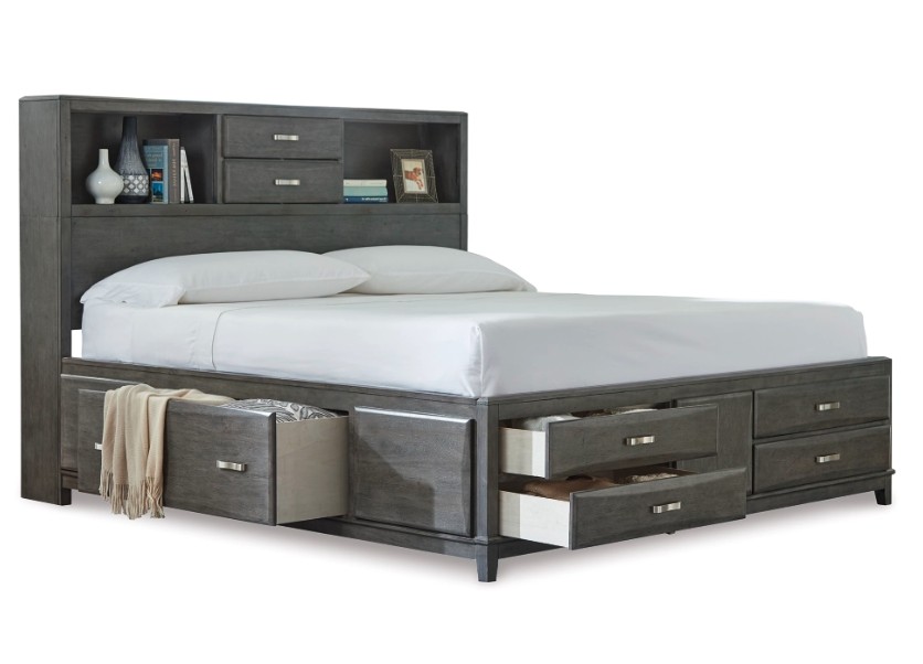 CAITBROOK PANEL BED  WITH STORAGE