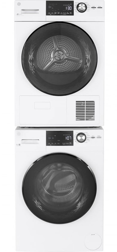 5.0 cu ft – Front Load Washer Stackable – White