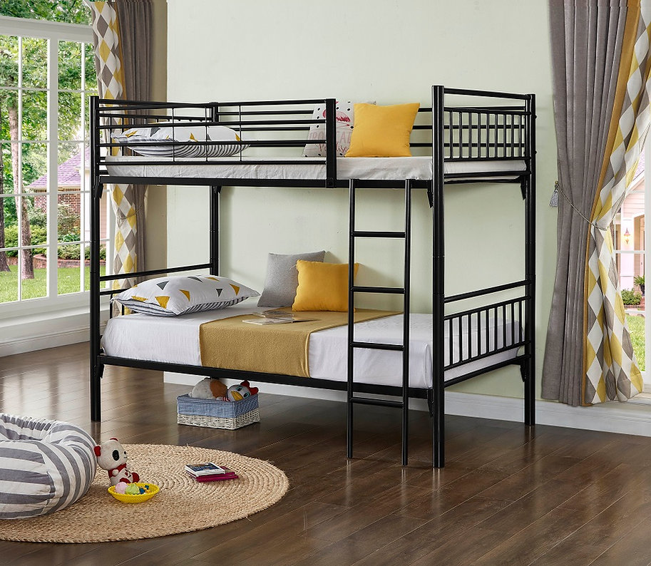 B-510 - METAL BUNK T/T - BLACK