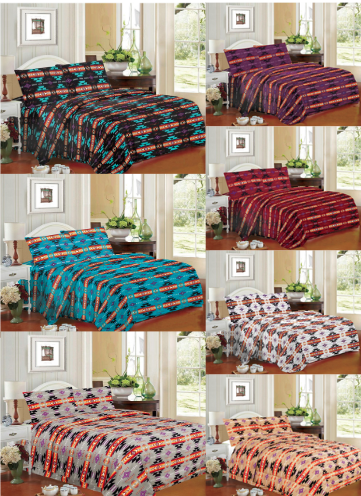 NAVAJO 4PC COMFORTER SET - TWIN