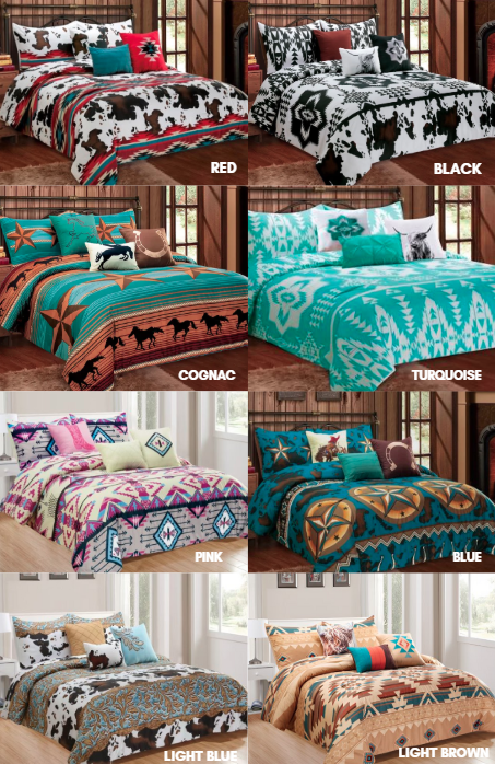WESTERN COMFORTER SET – QUEEN