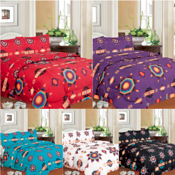 STARBURST BED SHEET SET - FULL