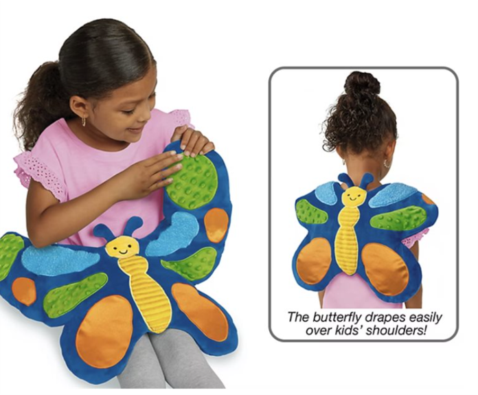 WEIGHTED WASHABLE SENSORY BUTTERFLY