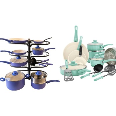Colored Pots and Pan Set $272.00