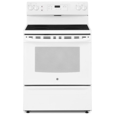 5.3 cu ft – Smooth top Range - White