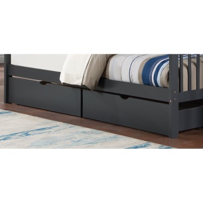 SET OF 2 UNDER BED STORAGE - GREY