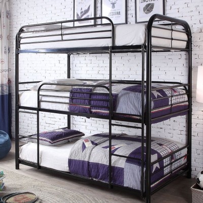 TRIPLE METAL BUNK T/T/T - BLACK