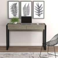 COMPUTER DESK – DARK TAUPE 49L